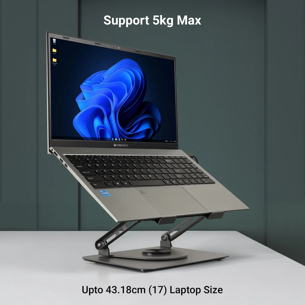 Zebronics Laptop Stand For 17" Metal NS4000 Pro (Open Box) - Image 3