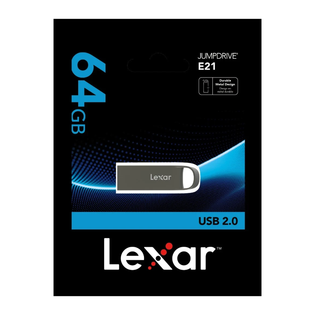 Lexar JumpDrive E21 64GB USB Flash Drive 2.0