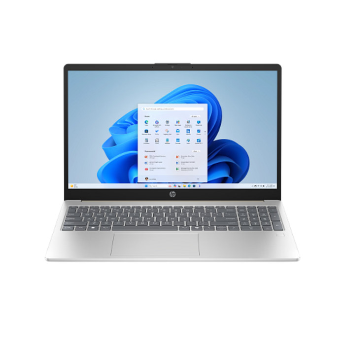 HP 15-fc0894AU Laptop, AMD Ryzen 7-7730U, 8 GB RAM, 256 GB SSD, 15.6 Inch FHD Screen, Windows 11 Home, Backlit Keyboard, AMD Radeon Graphics, Silver