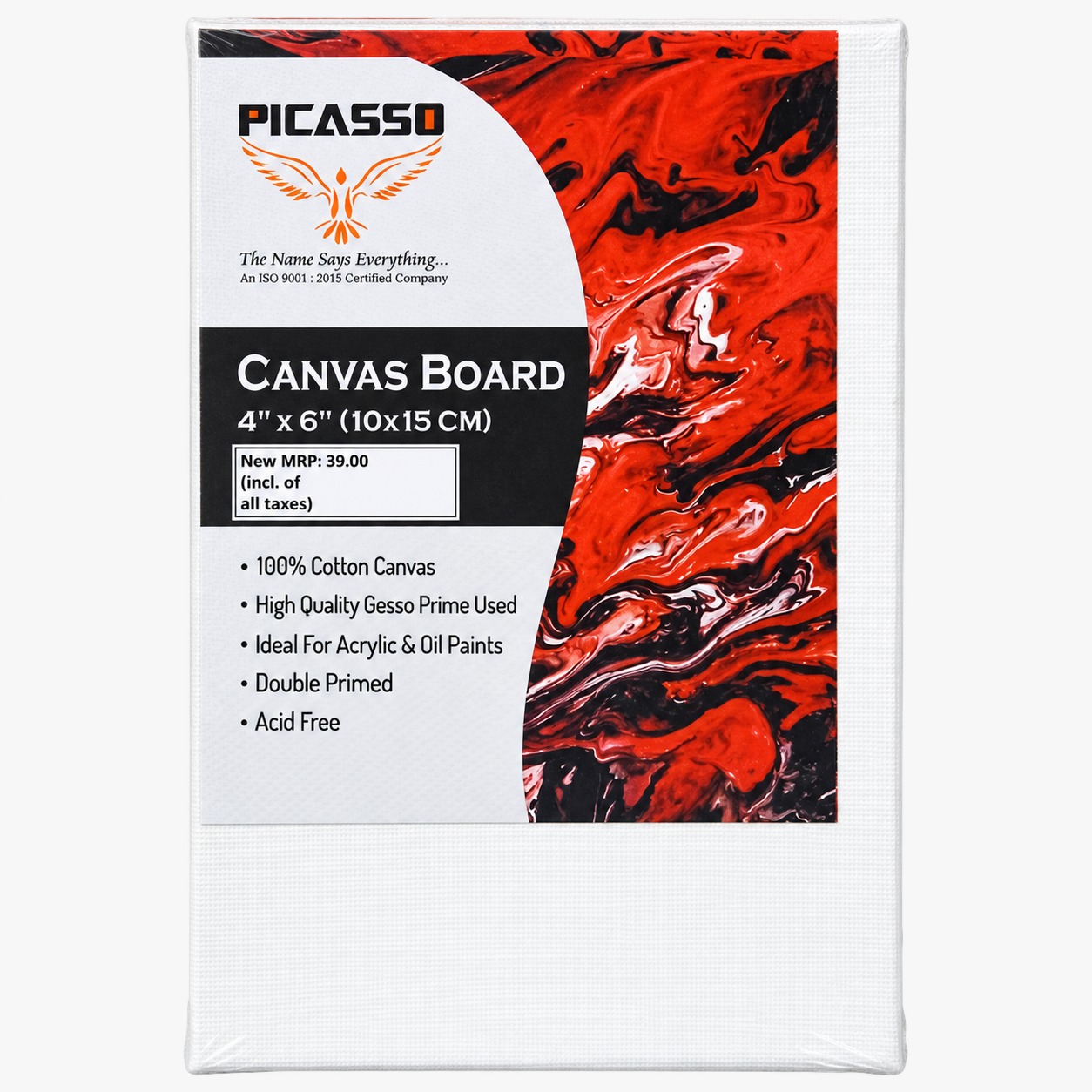 PICASSO Canvas Board 4x6 Inch | 10x15 cm