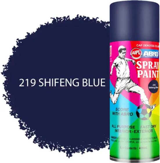 ABRO 219 SHIFENG BLUE Spray Paint 400 ml