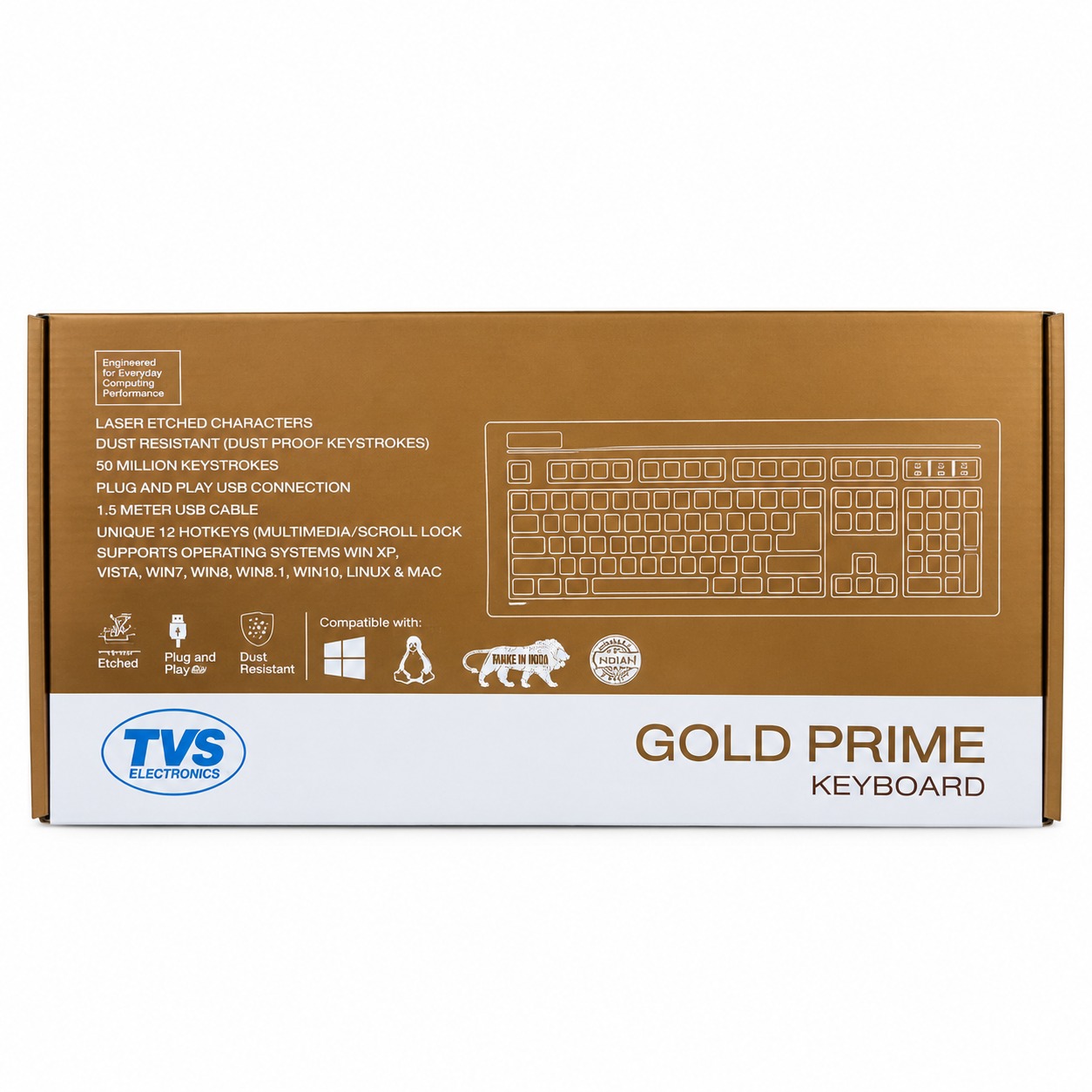TVS Gold Prime Keyboard - Image 2