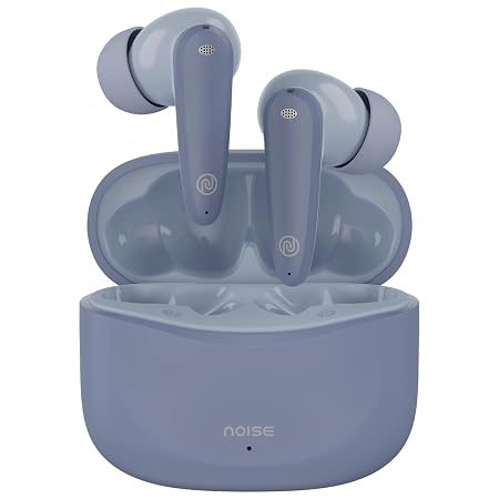 Noise Buds VS106 Truly Wireless in-Ear Earbuds with 50H Playtime, Quad Mic with ENC, Instacharge(10 min=200 min),Ultra-Low Latency(up to 40ms), 10mm Driver, and BT v5.3 (Sky Blue)