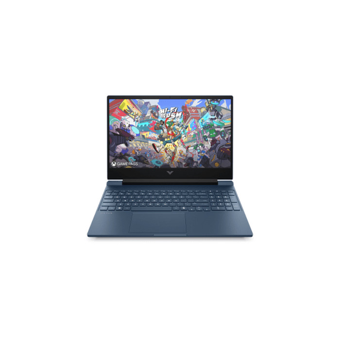 HP Victus 15-fa2429TX Gaming Laptop, Intel Core 5-210H, 16 GB RAM, 512 GB SSD, 15.6 Inch FHD Screen, Windows 11 Home, Ms Office 2024, NVIDIA GeForce RTX 4050 - 6GB, Backlit Keyboard, Paint finish, Performance blue
