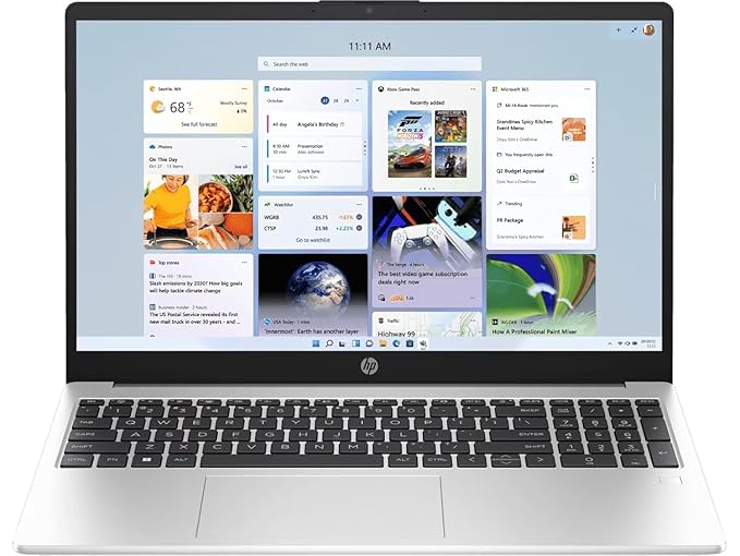 HP 15s-FD0901TU 14th Gen.Core5/24GB/512GB/ 15.6" FHD IPS/Backlit KBD/W11+MSO/Sillver