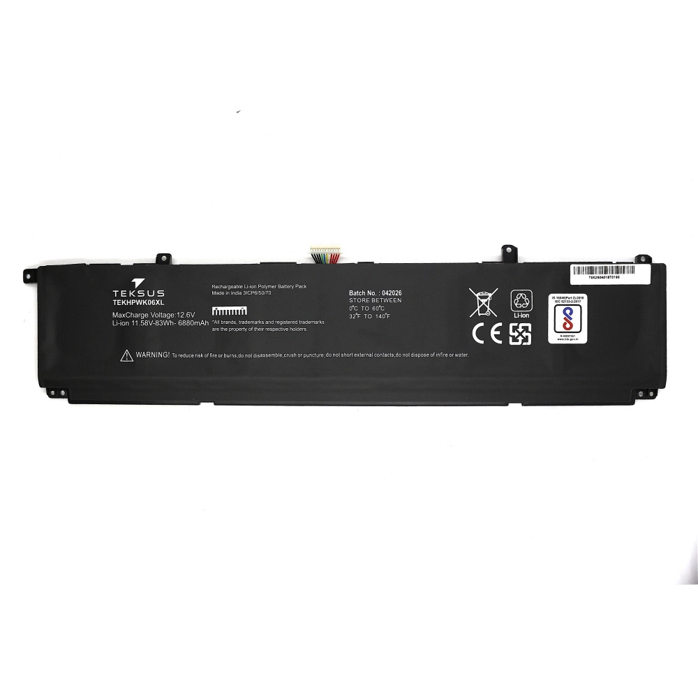 Teksus Laptop Battery Compatible For HP VICTUS 16-S00 | WK06XL 6C - Image 2