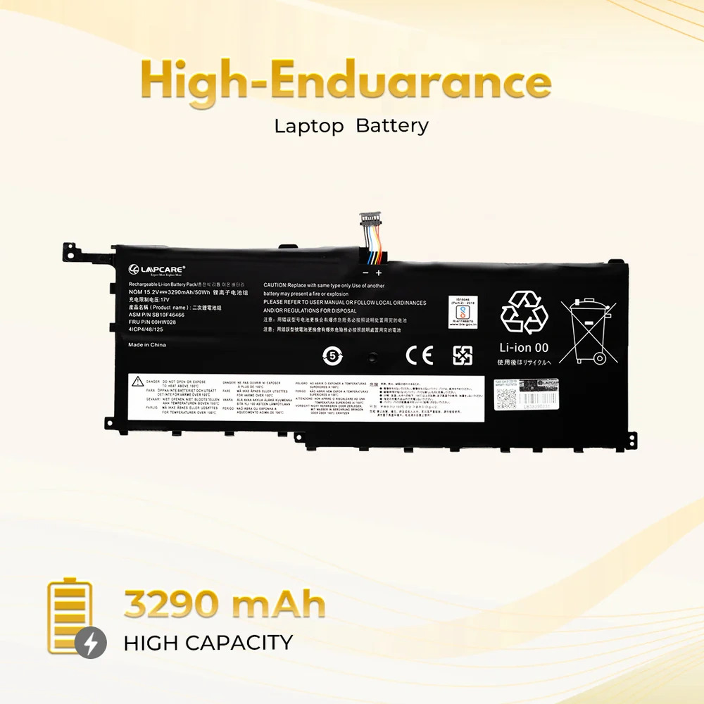 Lapcare Laptop Battery Compatible For Lenovo ThinkPad X1 Yoga | 00HW028 - Image 3
