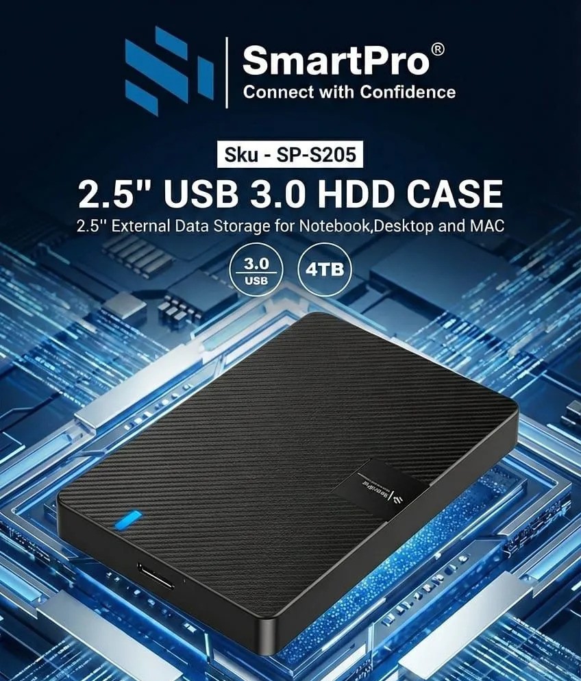 Smart-Pro HDD Casing SATA 2.5 Inch USB 3.0 (SP-S205)
