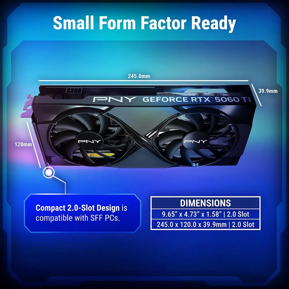 PNY Graphic Card Nvidia RTX 5060 Ti 8GB DDR7 - Image 5