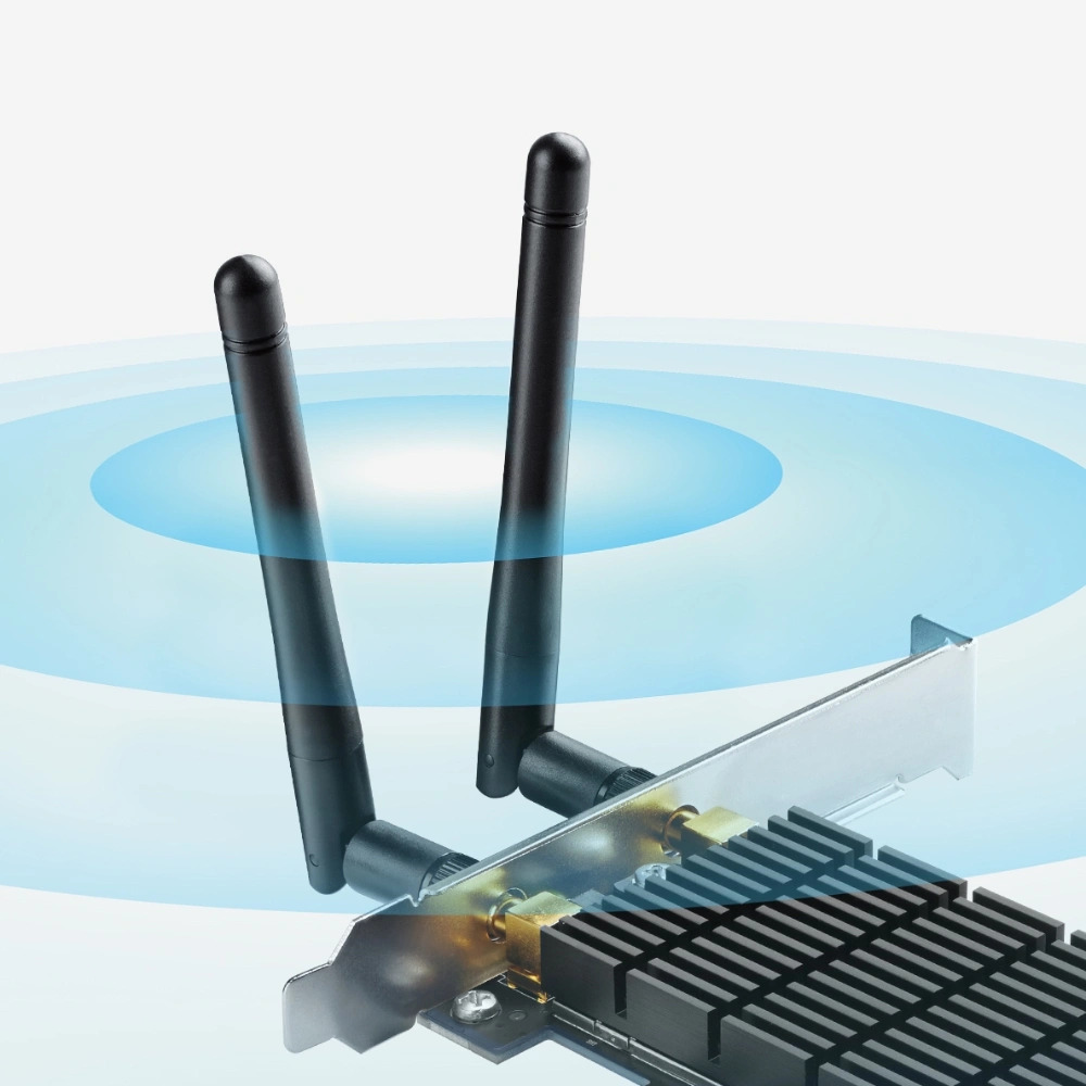 TP-Link AC1300 Wireless Dual Band PCI Express Adapter (Archer T6E) - Image 2