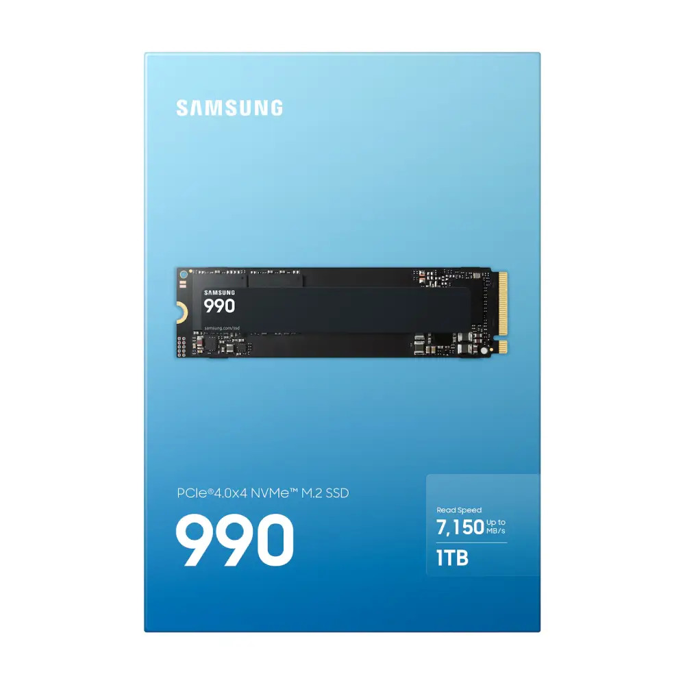 Samsung Internal SSD 1TB NVMe 2280 (990 MZ-V9V1T0BW) GEN4