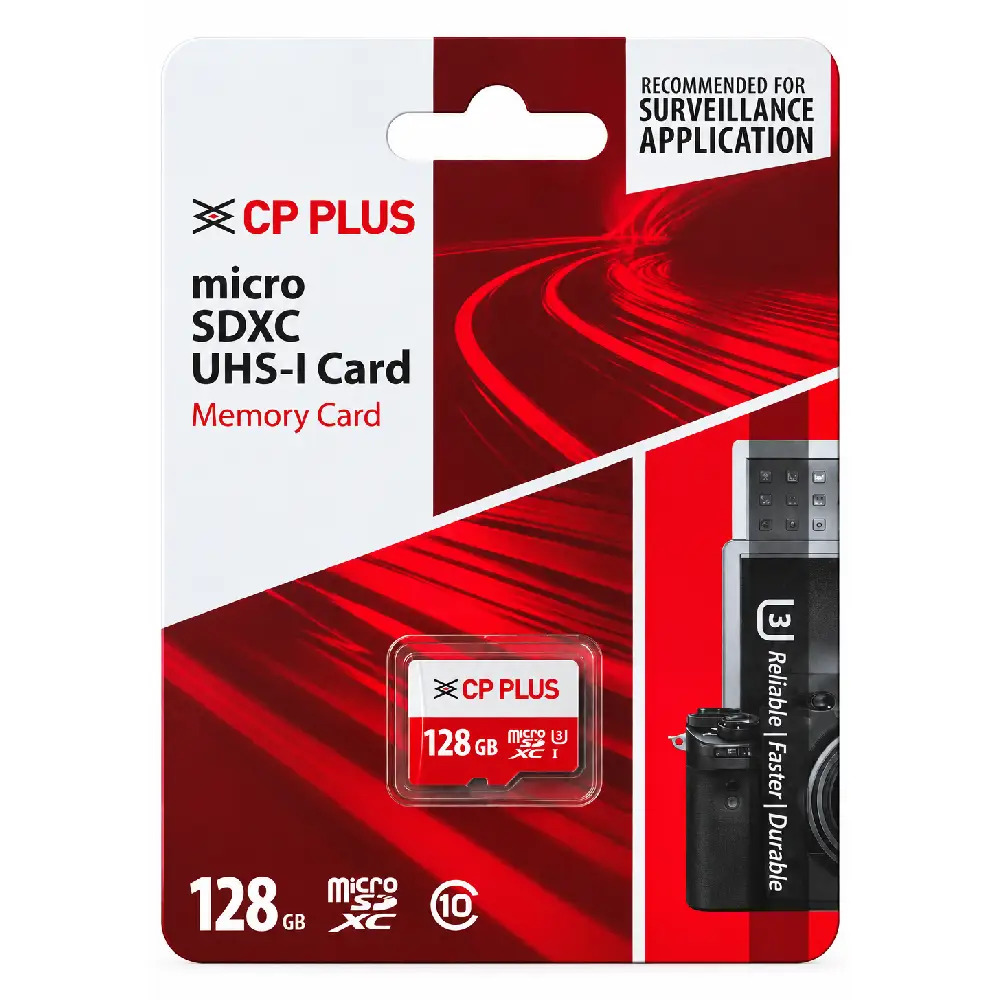 CP-Plus Micro SD Card 128GB For CCTV Camera