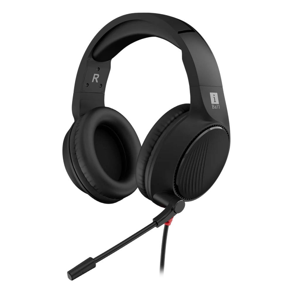 Iball Wired Headphone With Mic Decibel A100 Single Pin
