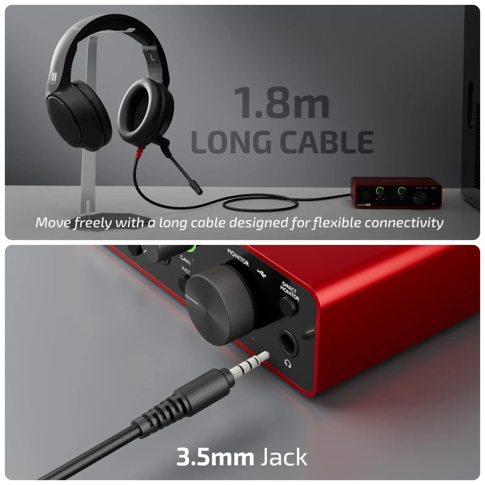 Iball Wired Headphone With Mic Decibel A100 Single Pin - Image 4