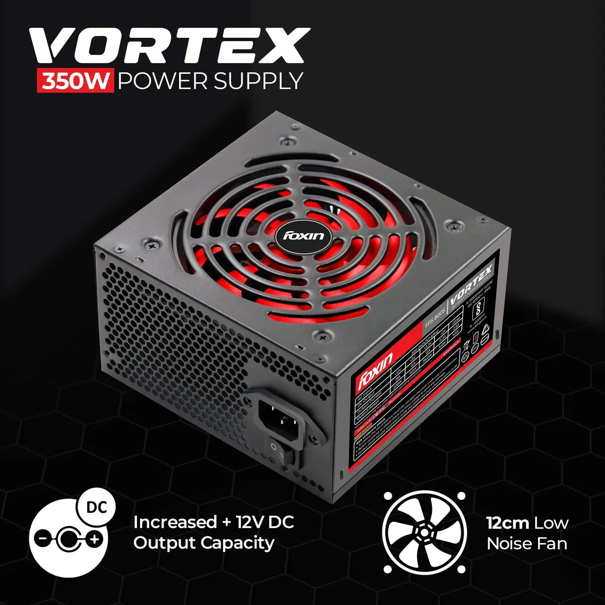 Foxin Desktop Power Supply Vortex 800 - Image 2