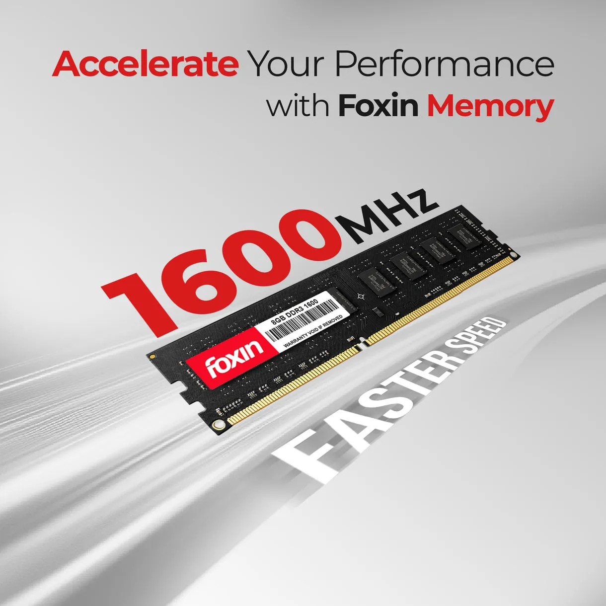 Foxin Desktop Ram 8GB DDR3 1600Mhz - Image 2