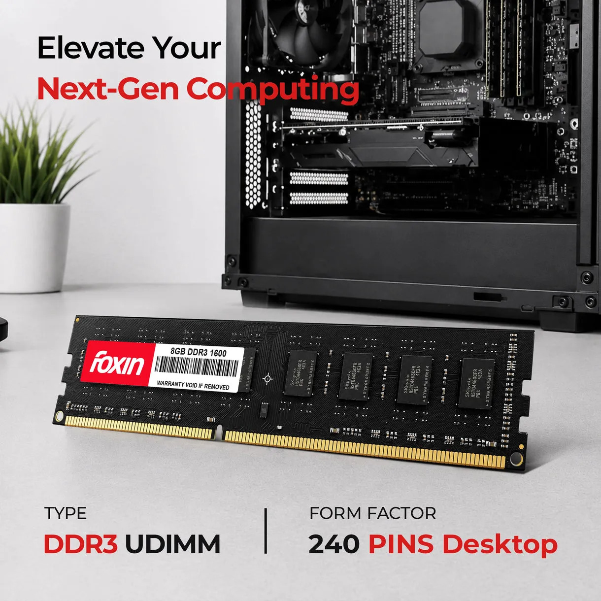 Foxin Desktop Ram 8GB DDR3 1600Mhz - Image 3