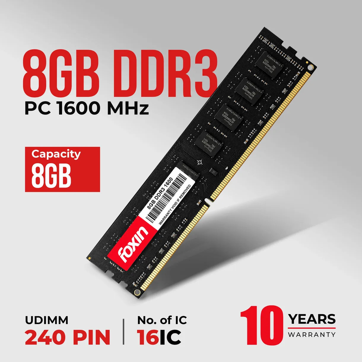 Foxin Desktop Ram 8GB DDR3 1600Mhz - Image 5