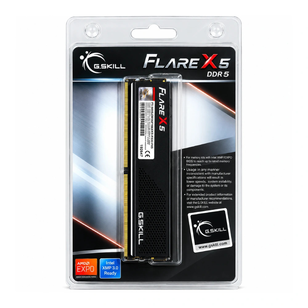 GSKILL Desktop Ram 16Gb DDR5 6000MHz (FLARE X5)