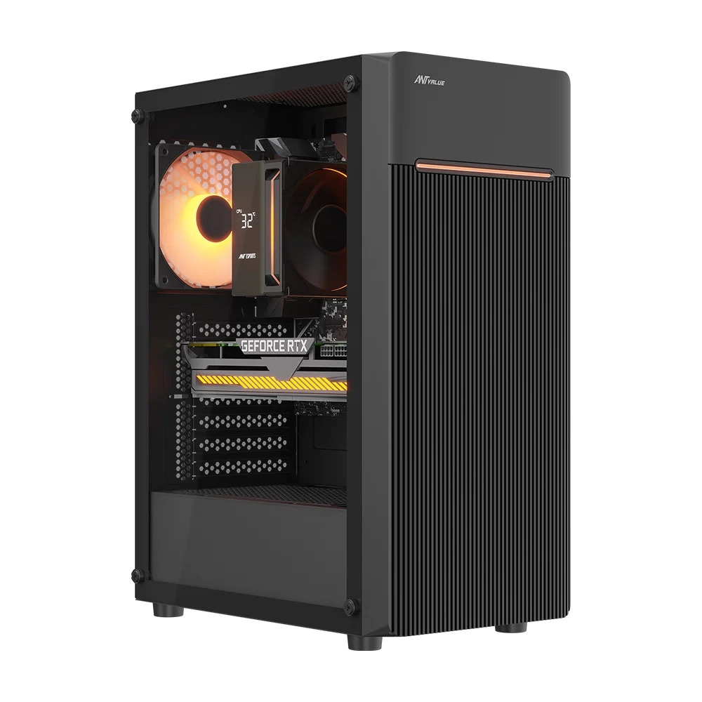 Ant Value Mid Tower Cabinet (ATX, M-ATX, M-ITX) VM24 - Image 3