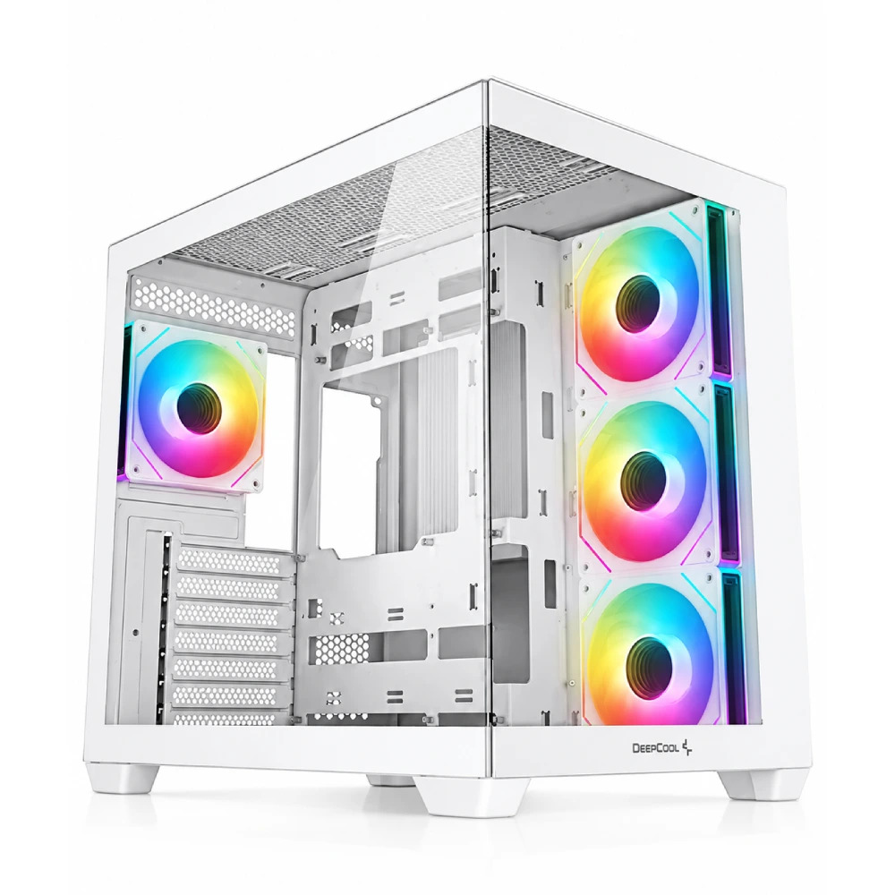 DeepCool Mid Tower Cabinet (ITX/Micro-ATX/ATX) CG530 4F White