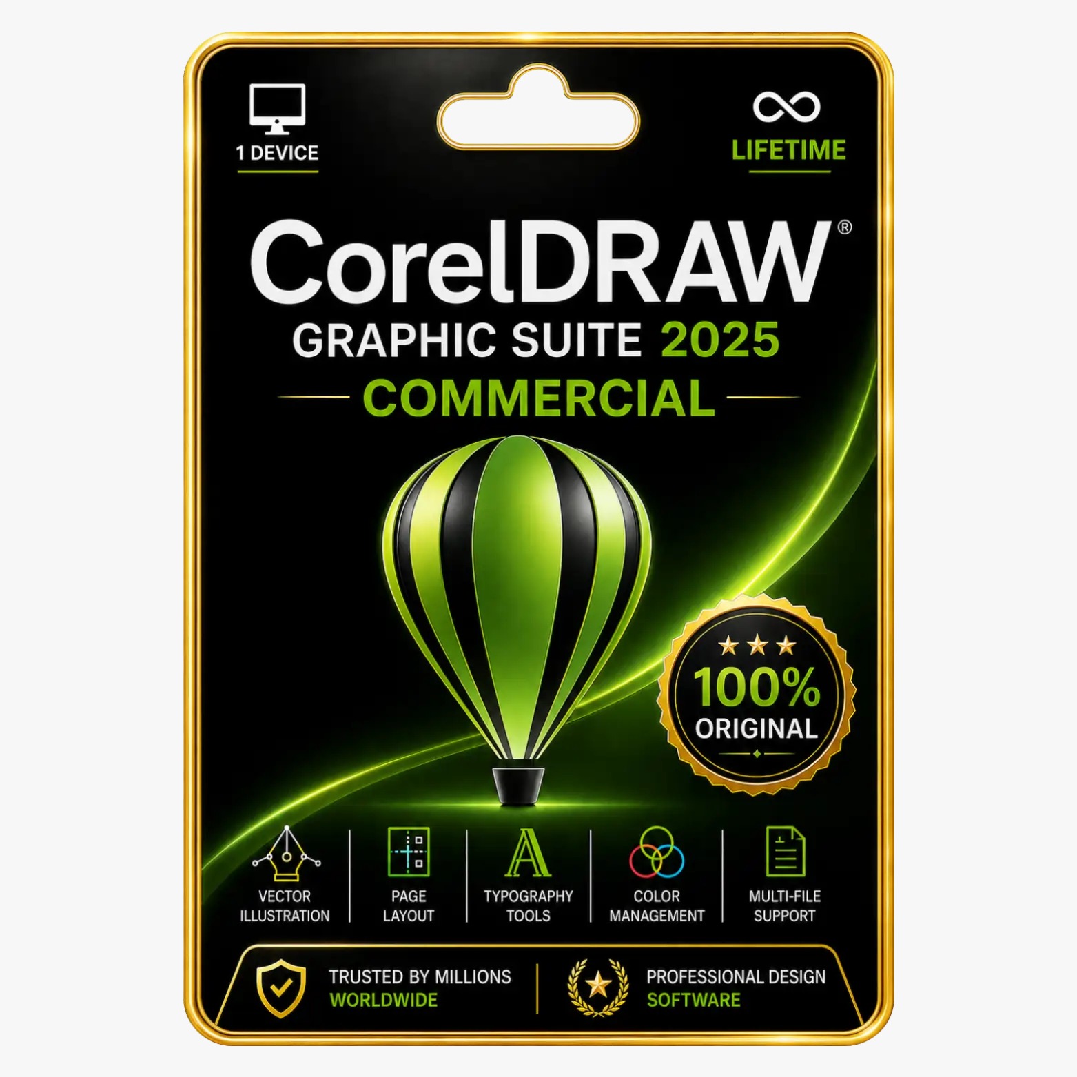 CorelDRAW Graphics Suite 2025 Commercial Original License Key