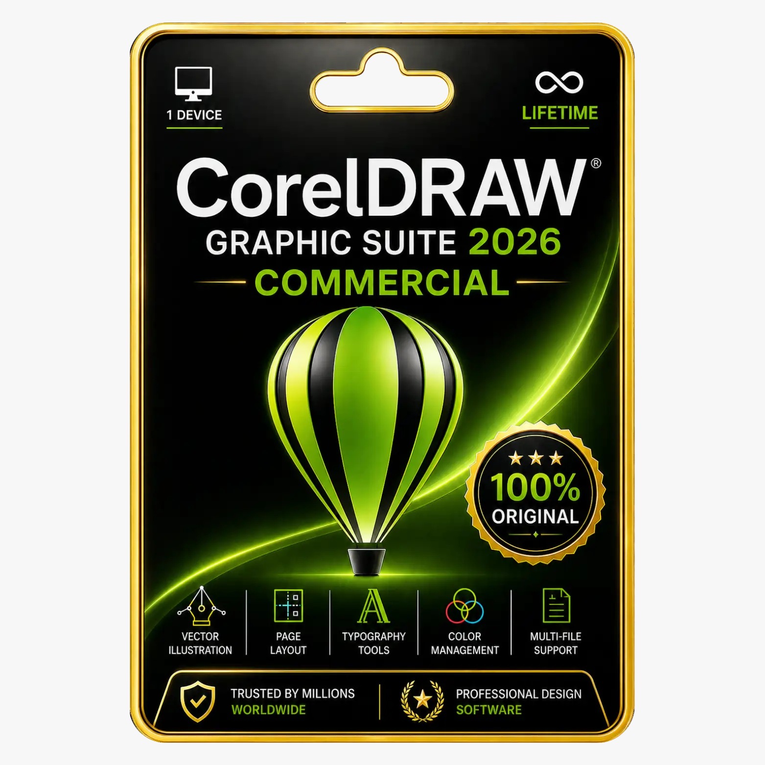 CorelDRAW Graphics Suite 2026 Commercial Original License Key