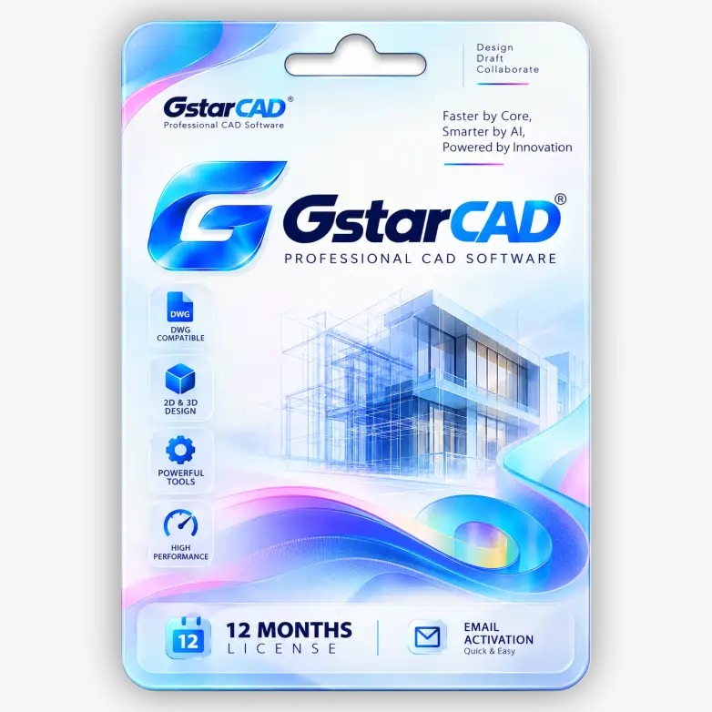 GstarCAD CAD Software For 1 Year