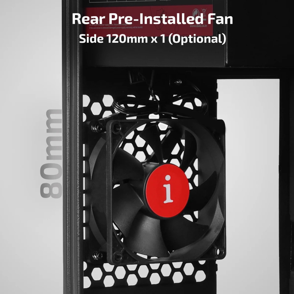 Iball Cabinet With Smps MT : 10 Black - Image 3