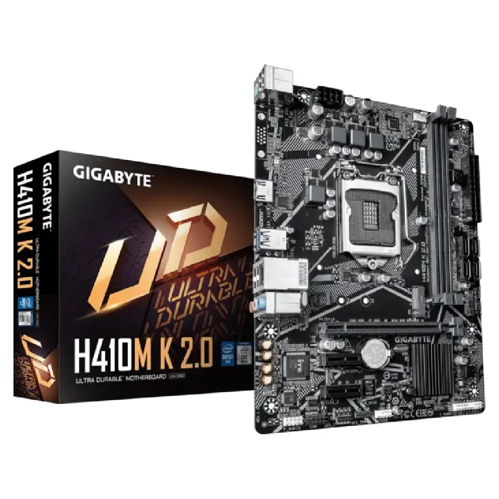 Gigabyte Motherboard H410M K 2.0 DDR4 For Intel 10th Gen