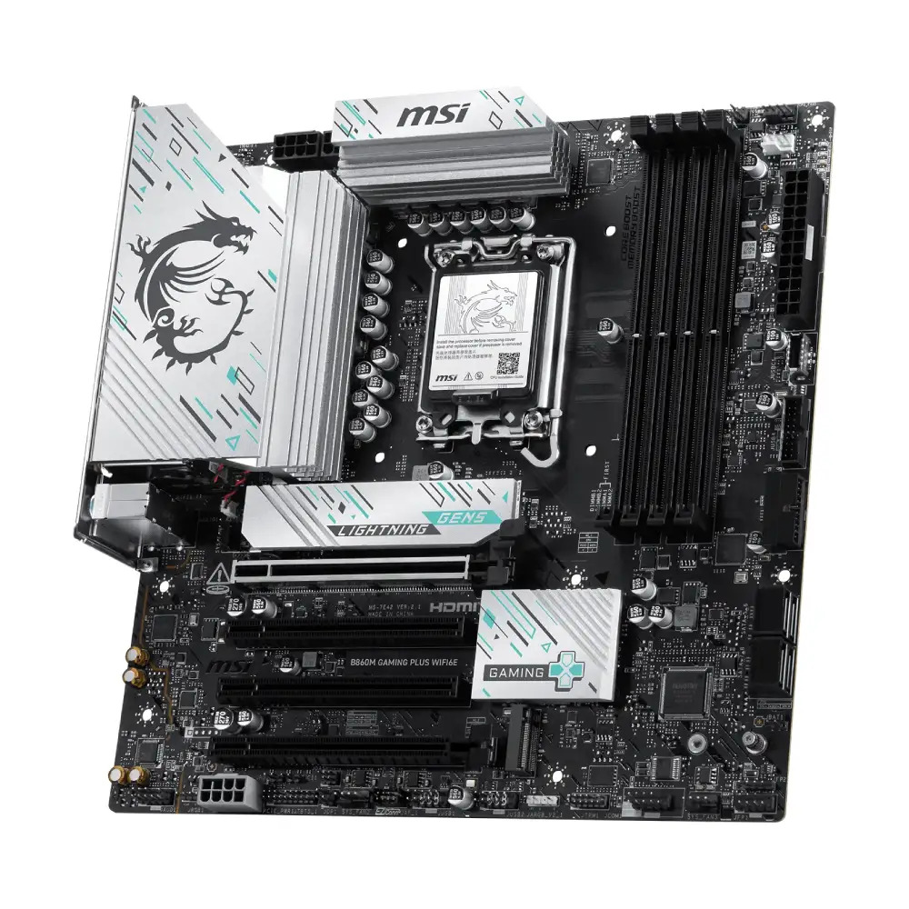 MSI Motherboard B860M GAMING PLUS WIFI6E DDR5 For Intel Ultra Processors - Image 3