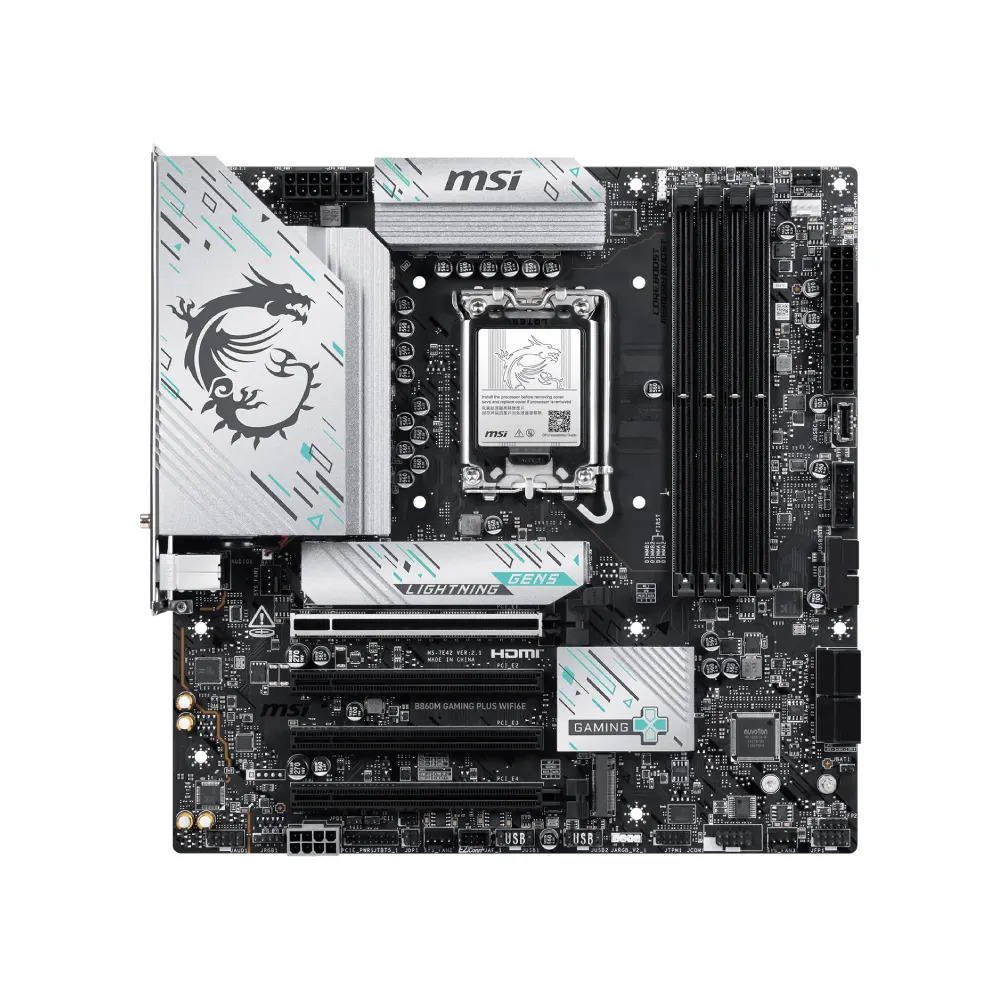 MSI Motherboard B860M GAMING PLUS WIFI6E DDR5 For Intel Ultra Processors - Image 4