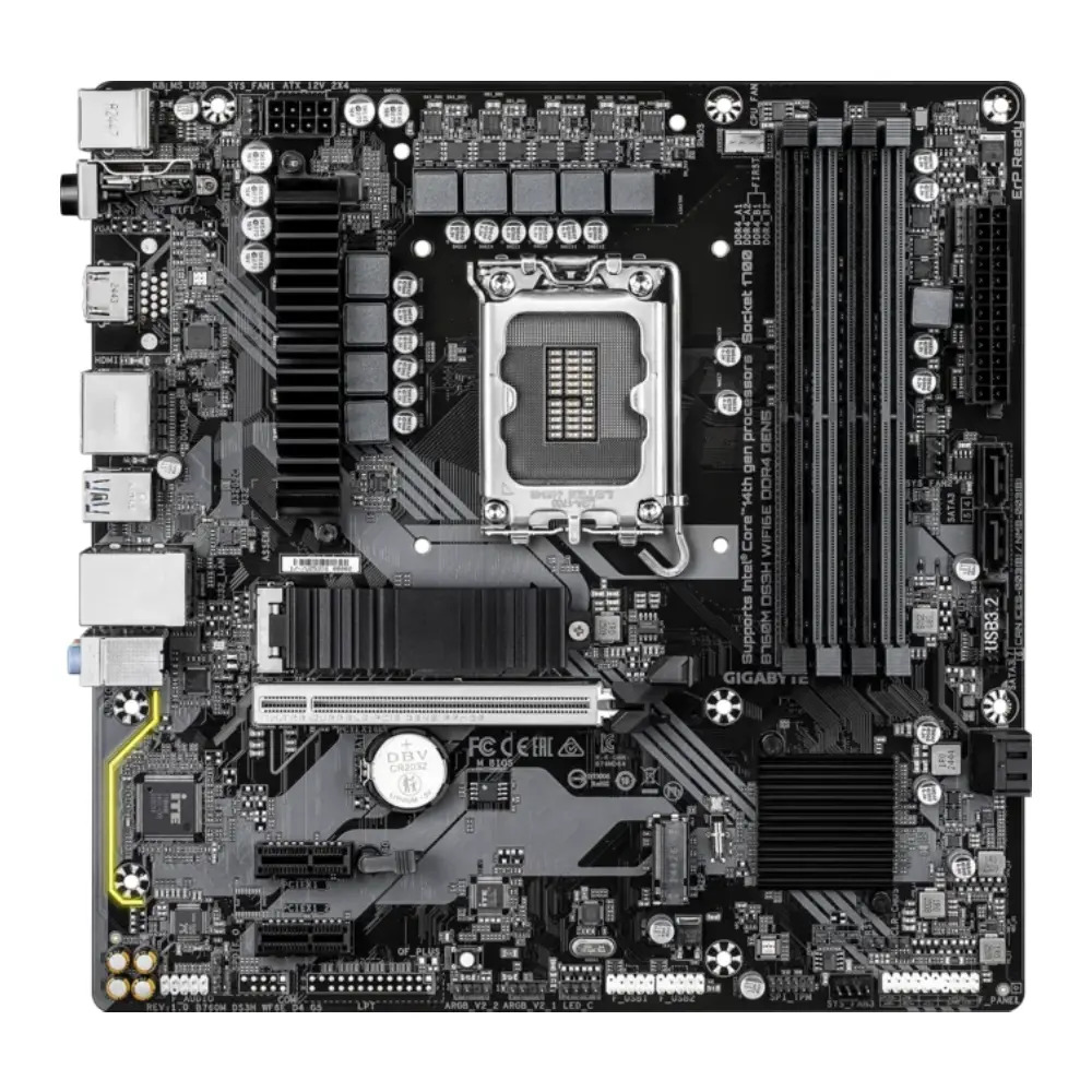 Gigabyte Motherboard B760M DS3H WIFI6E DDR4 GEN5 For INTEL 12th | 13th | 14th Gen - Image 4