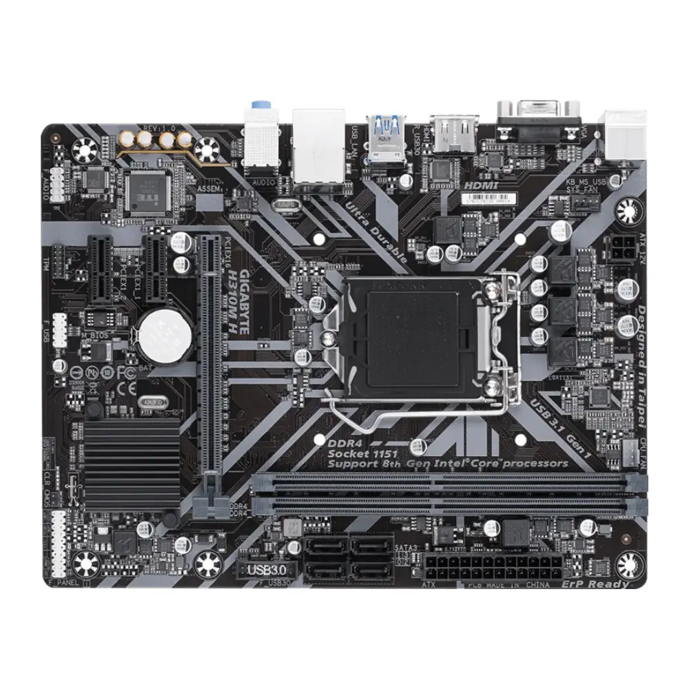 Gigabyte Motherboard H310M H DDR4 For Intel 8th | 9th Gen - Image 5