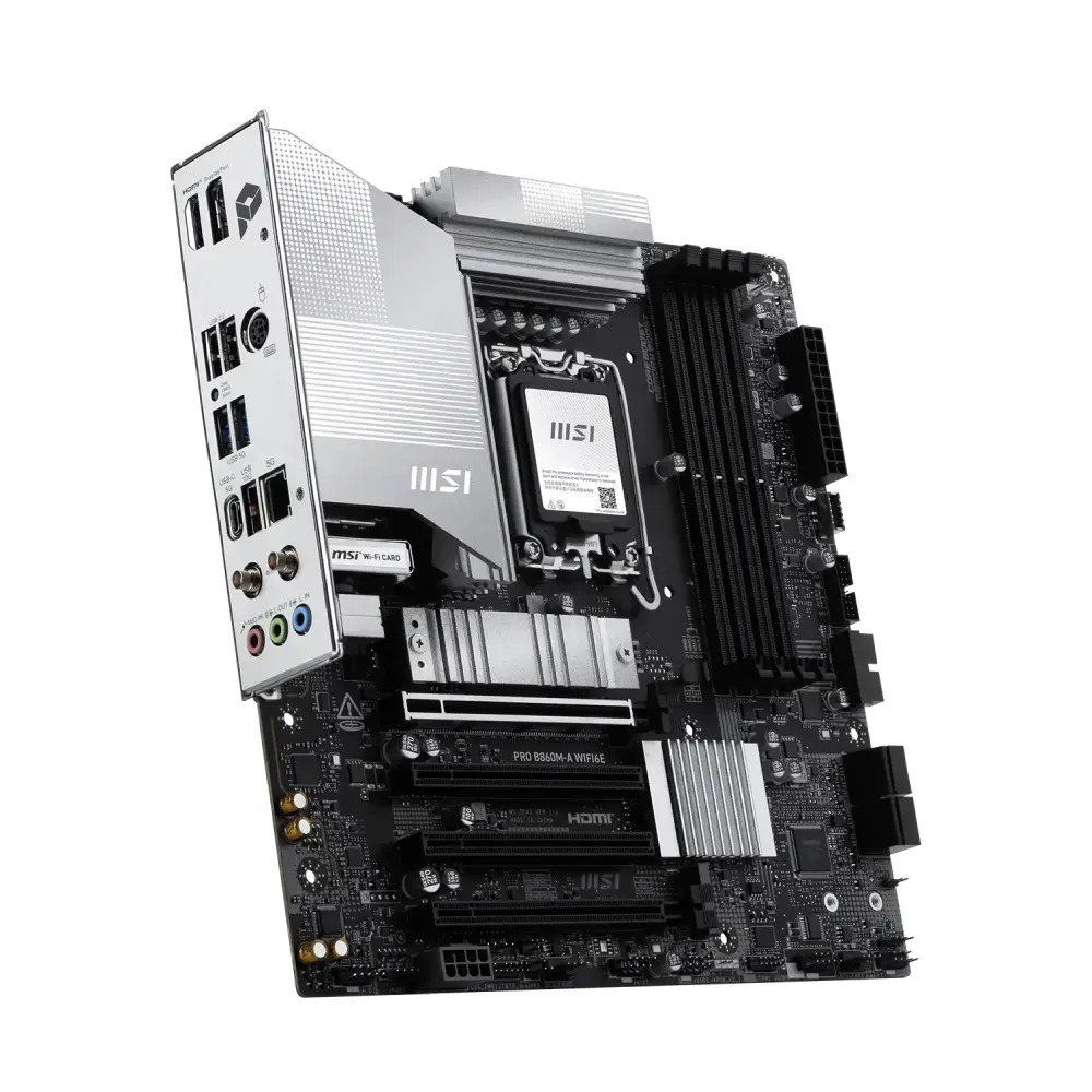 MSI Motherboard PRO B860M-A WIFI6E DDR5 For Ultra Processors - Image 2