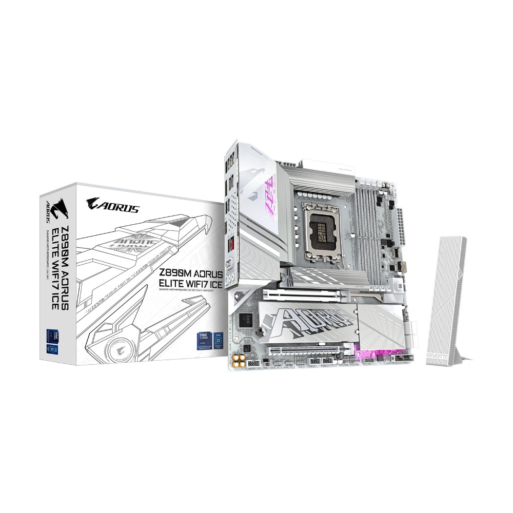 Gigabyte Motherboard Z890M AORUS ELITE WIFI7 ICE DDR5 For Intel Ultra Processors