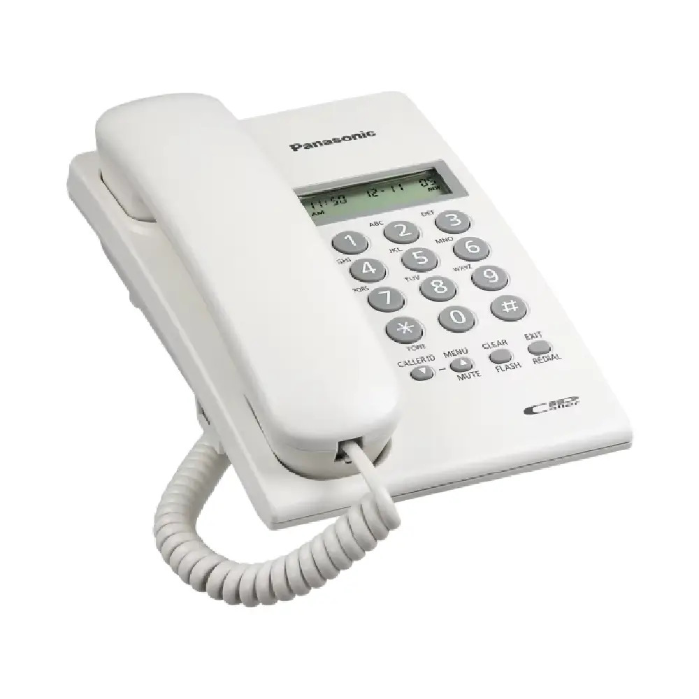 Panasonic Wired Telephone Set with Display (KX-TSC60SX) White - Image 3
