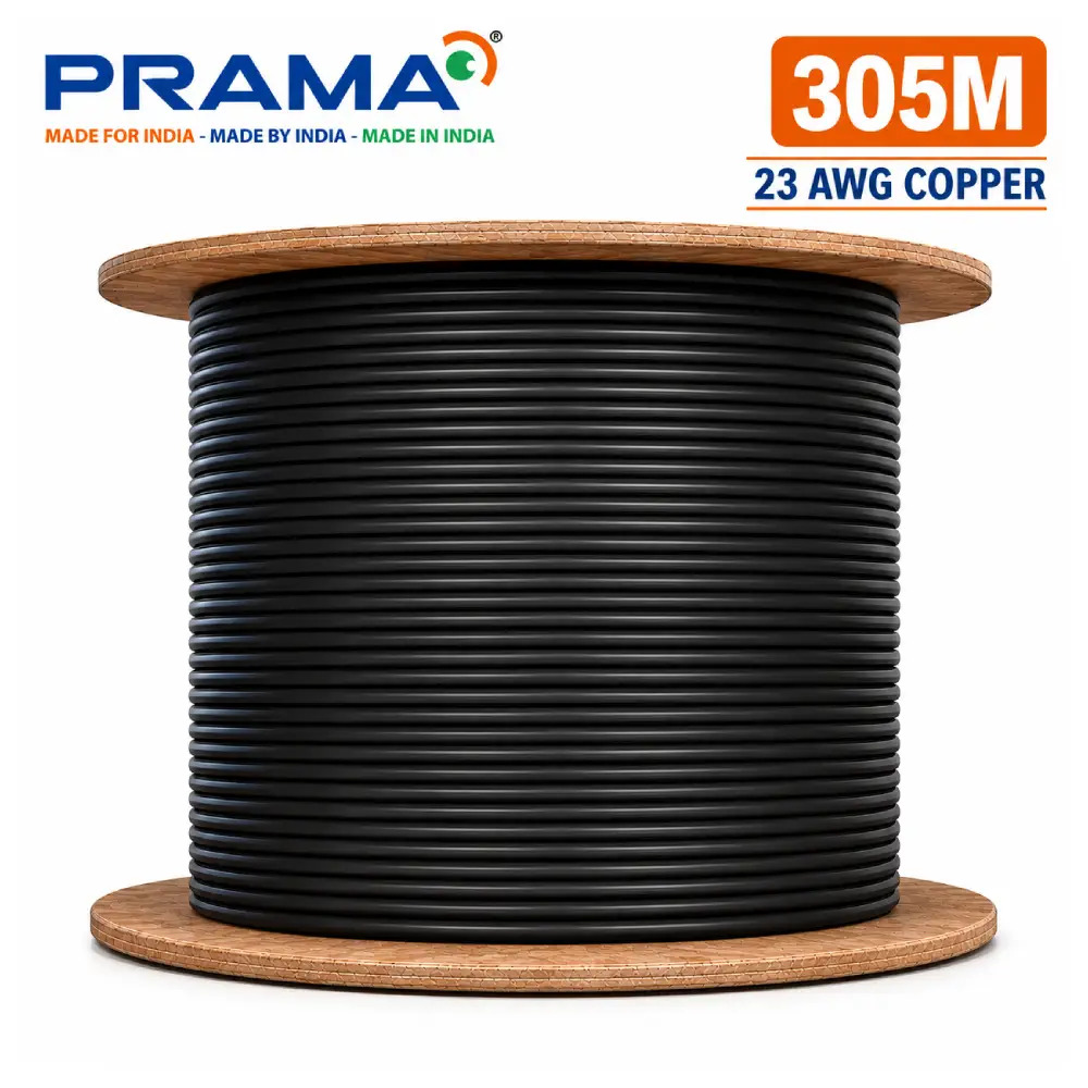 Prama Lan Cable CAT6 305m Copper Outdoor (23AWG)