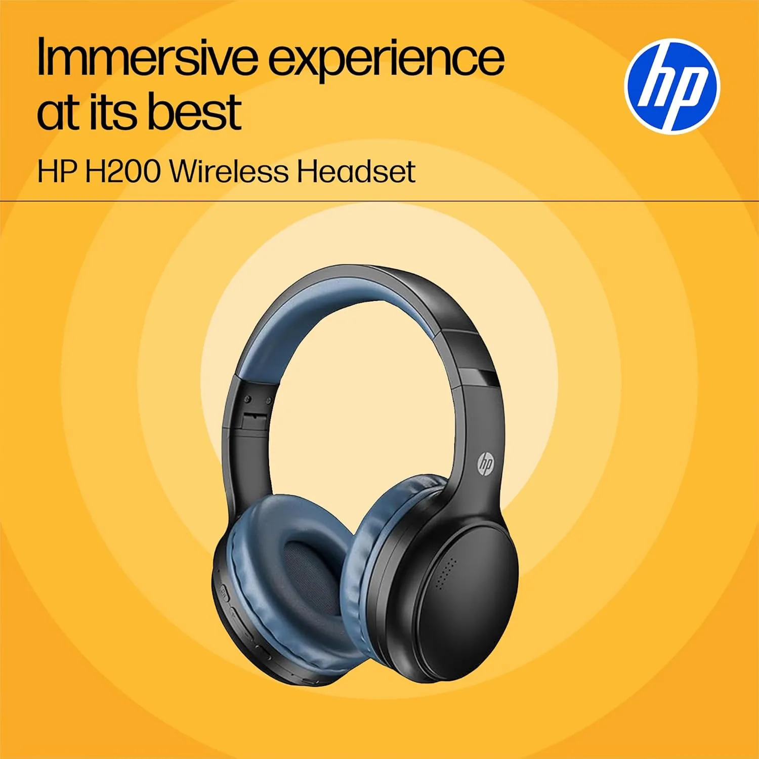 HP Wireless Headphone with Active Noise Cancellation H200 (Open Box) - Image 4