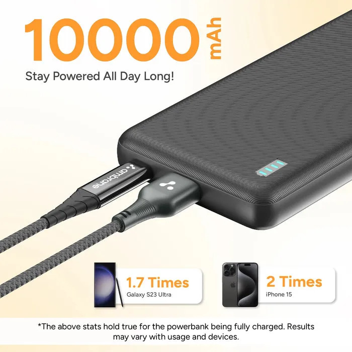 Ambrane Power Bank 10000 mAh (Xtreme 10K) - Image 4