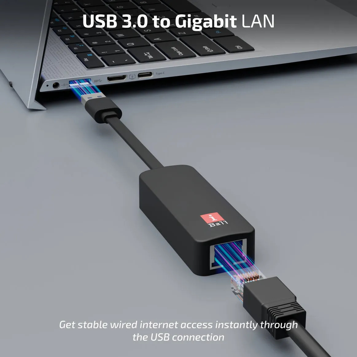 Iball USB To RJ45 Giga Lan Converter - Image 3