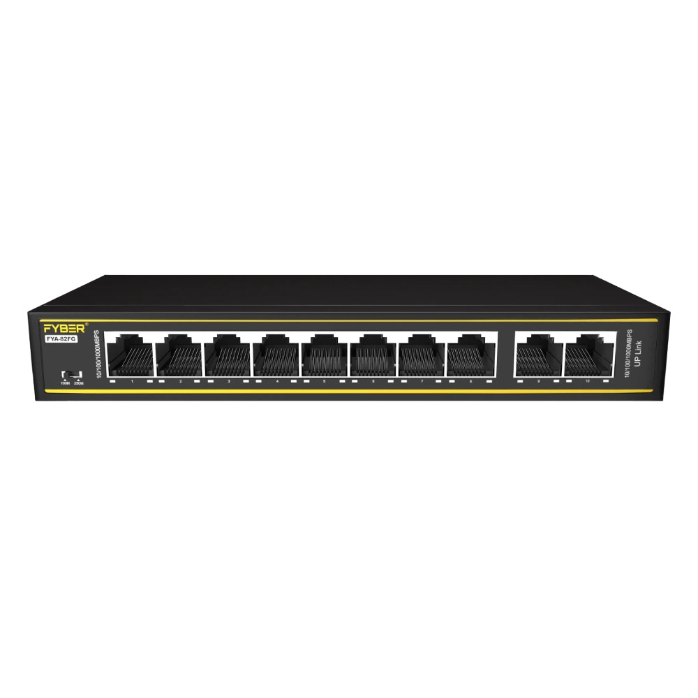 Fyber Poe Switch 8 Port (8 GE  + 2 GE Port) FYA-82FG - Image 2