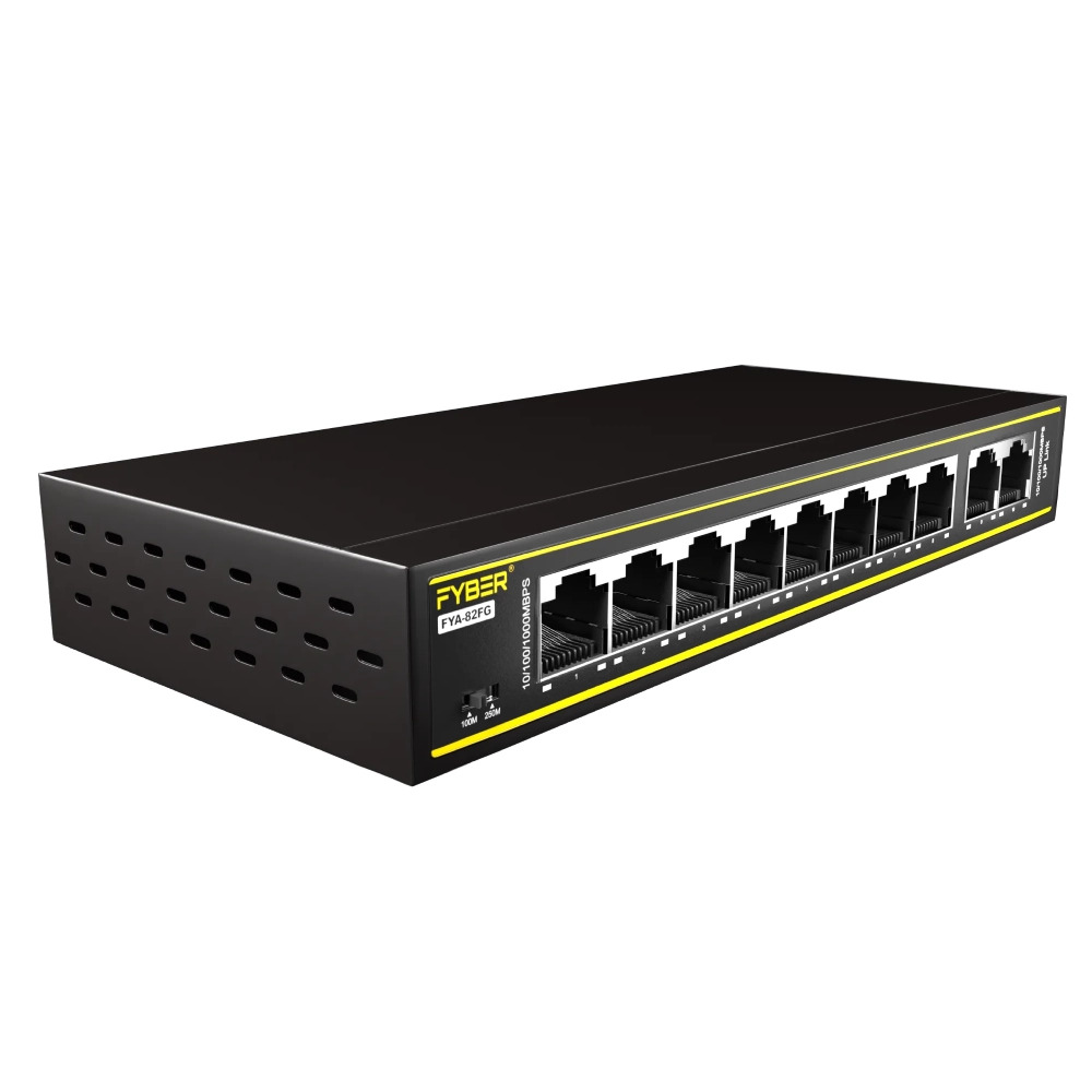 Fyber Poe Switch 8 Port (8 GE  + 2 GE Port) FYA-82FG - Image 3