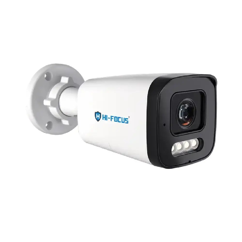 Hi-Focus 5MP IP Hybrid Bullet Camera with Mic 4mm Metal Body (T4515-ADLS-I2) - Image 3