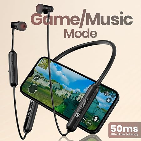 Portronics Harmonics Y2 Bluetooth Neckband with 70H Playtime (POR 3109) - Image 6