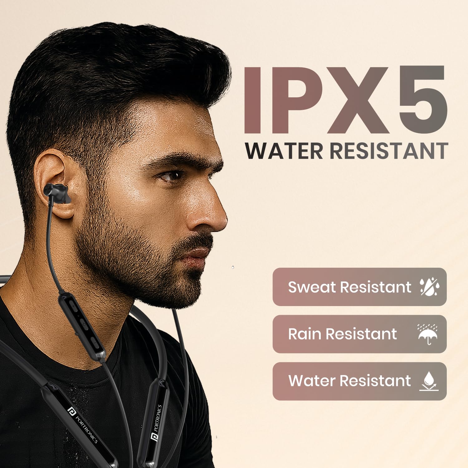 Portronics Harmonics Y2 Bluetooth Neckband with 70H Playtime (POR 3109) - Image 9