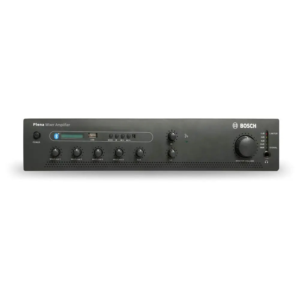 Bosch PA Plena PLE-1ME120-3IN 120 W Stage Mixer Amplifier With USB | Bluetooth