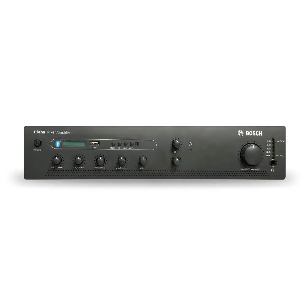 Bosch PA Plena PLE-1ME060-3IN 60 W Stage Mixer Amplifier With USB | Bluetooth - Image 2