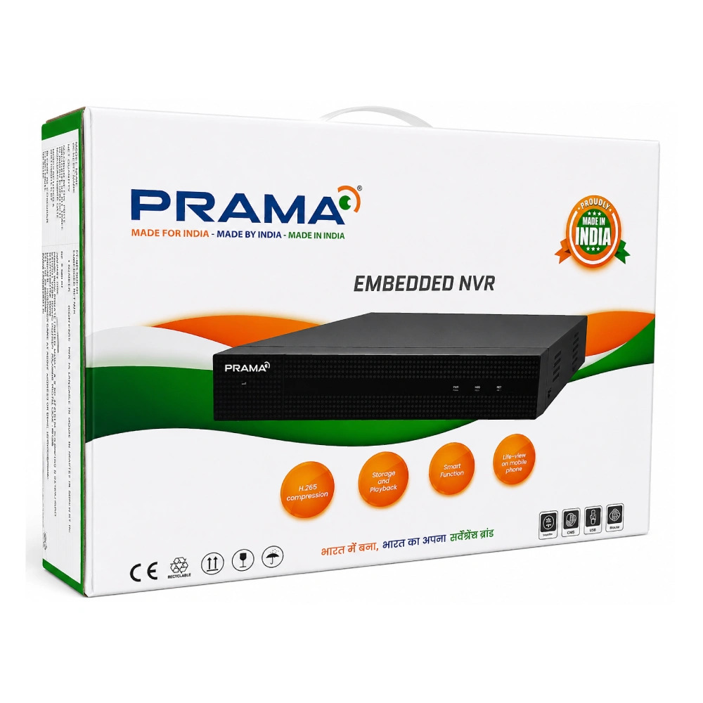 Prama 16CH 1 SATA H.265+ NVR (NR1A16-Q1)
