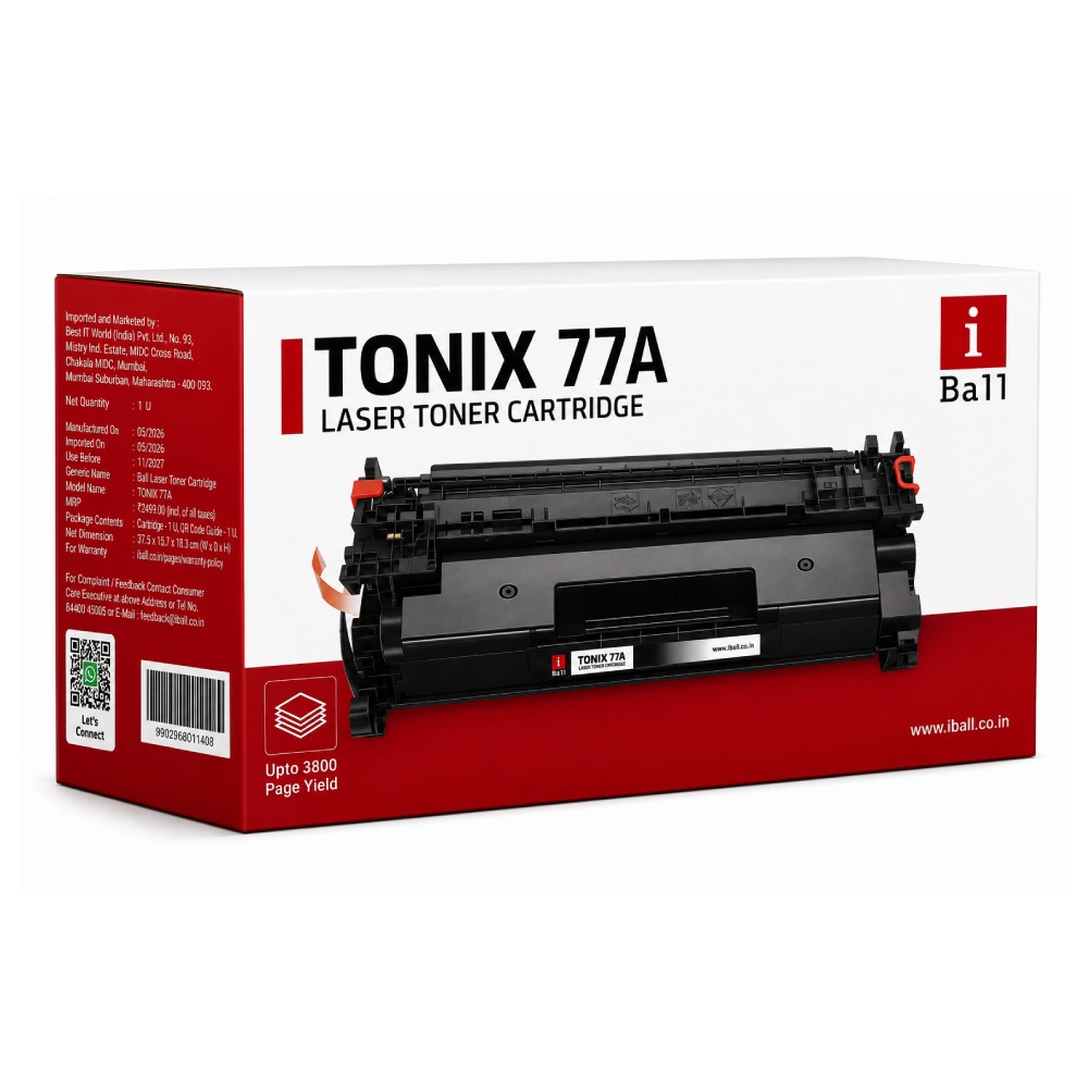 Iball Compatible Laser Cartridge For HP 77A With Chip